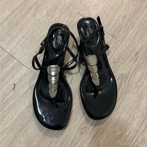 Black Strappy Sandals